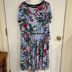 NWT Maggy London Floral fit & flare Dress